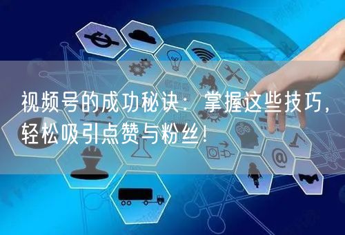视频号的成功秘诀：掌握这些技巧，轻松吸引点赞与粉丝！
