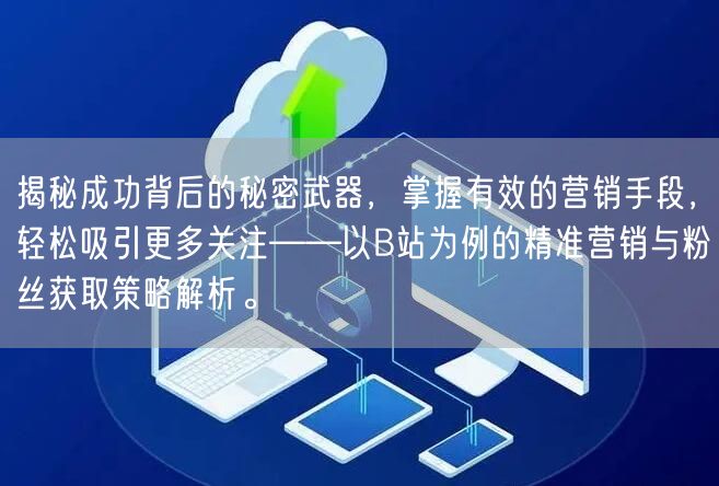 揭秘成功背后的秘密武器，掌握有效的营销手段，轻松吸引更多关注——以B站为例的精准