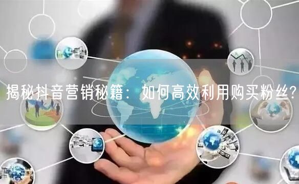 揭秘抖音营销秘籍：如何高效利用购买粉丝?