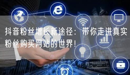 抖音粉丝增长新途径：带你走进真实粉丝购买网站的世界！