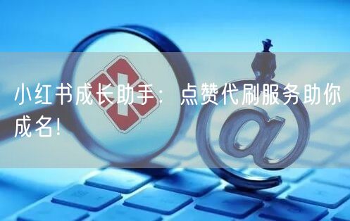 小红书成长助手：点赞代刷服务助你成名！