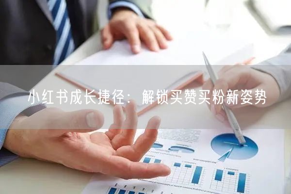 小红书成长捷径：解锁买赞买粉新姿势