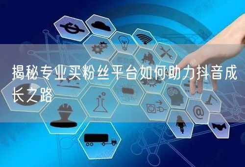 揭秘专业买粉丝平台如何助力抖音成长之路