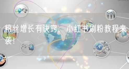 粉丝增长有诀窍，小红书刷粉教程来袭！
