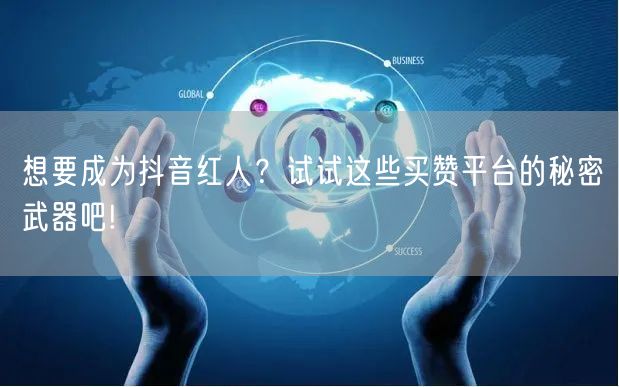想要成为抖音红人？试试这些买赞平台的秘密武器吧!